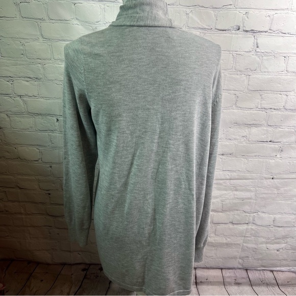 Ella Moss Open Front Grey Cardigan Large - Picture 3 of 7